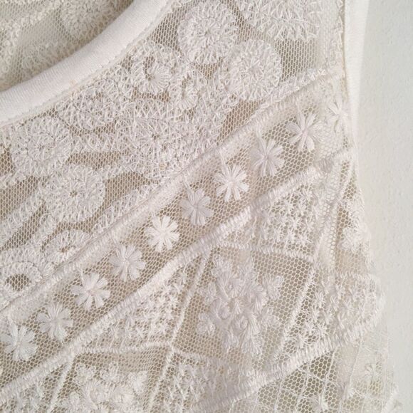 EXPRESS Lace Boho Tunic Top | Size Small - Picture 3 of 8